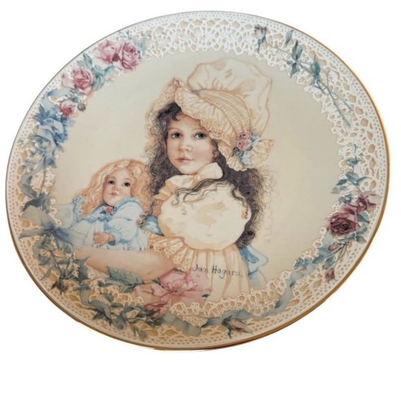Hamilton Collection Jan Hagara "Dear To My Heart" Collection - 3 Plate Set  1990 - Picture 6 of 7